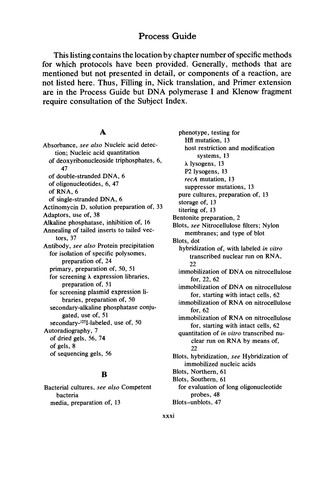 Guide to molecular cloning techniques