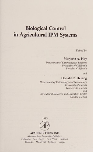 Biological control in agricultural IPM system