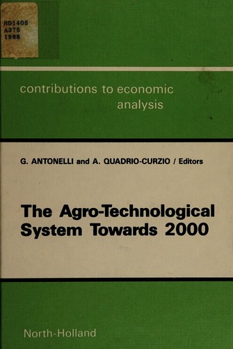 The Agro - Technological System Towards 2000