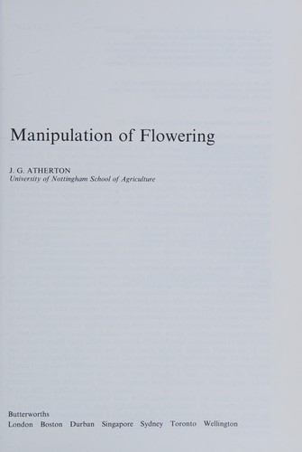 Manipulation of flowering