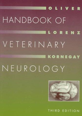 Handbook of veterinary neurology