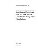 Surveillance of agricultural price and trade policy in Latin America during Major policy reforms