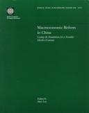 MACROECONOMIC Reform in China