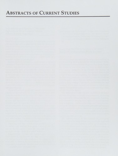 The WORLD Bank Research Program 1997
