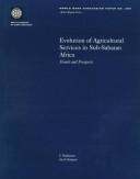 Evolution of agricultural services in Sub-Saharan Africa