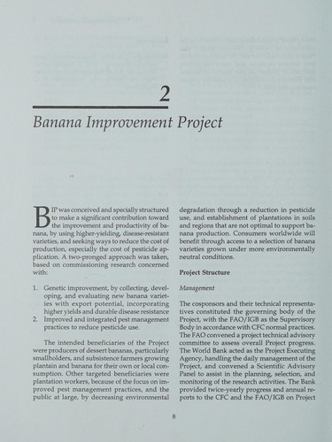 BANANA, Breeding and Biotechnology
