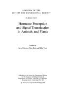 Hormone perception and signal tranduction in animals and plants