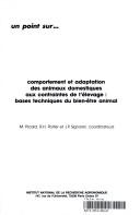 COMPORTEMENT et adaptation des animaux domestique aux contraintes de l'elevage