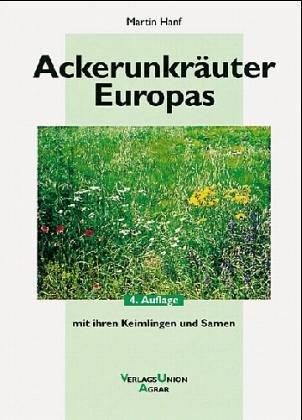 Ackerunkrauter Europas mit ihren Keimlingen und Samen