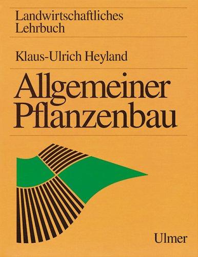 ALLGEMEINER Pflanzenbau