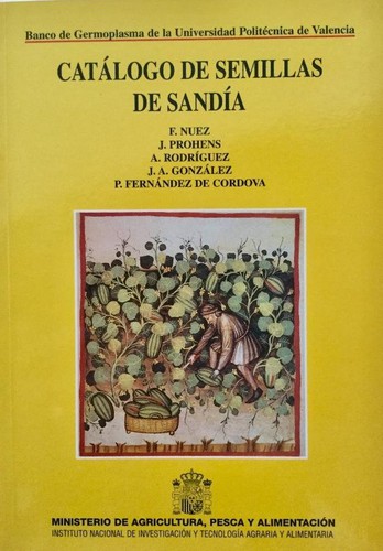 CATALOGO de semillas de sandia