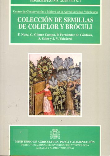 COLECCION de semillas de coliflory y broculi