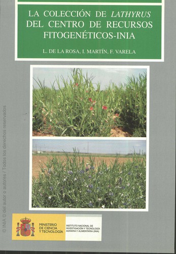 La coleccion de Lathyrus del centro de recursos fitogeneticos-INIA