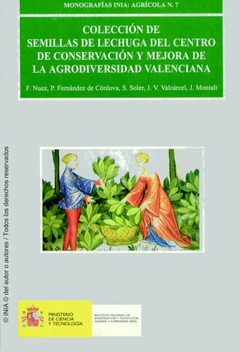 COLECCION de semillas de lechuga del Centro de Conservacion y Mejora de la Agrodiversidad Valenciana