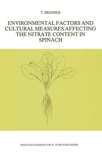 Environmental factors and cultural measures affecting the nitrate content in spinach