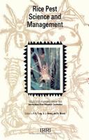RICEpest science and management